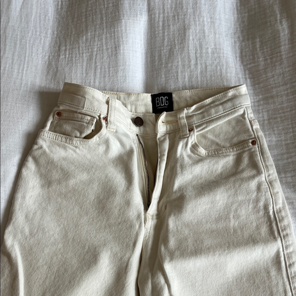 BDG Off-White Denim Pants